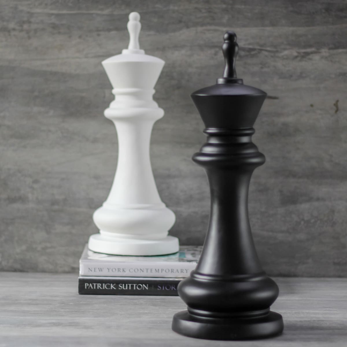 Chess King Sculpture - Black - Home Artisan