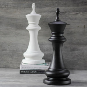 Chess King Sculpture - Black
