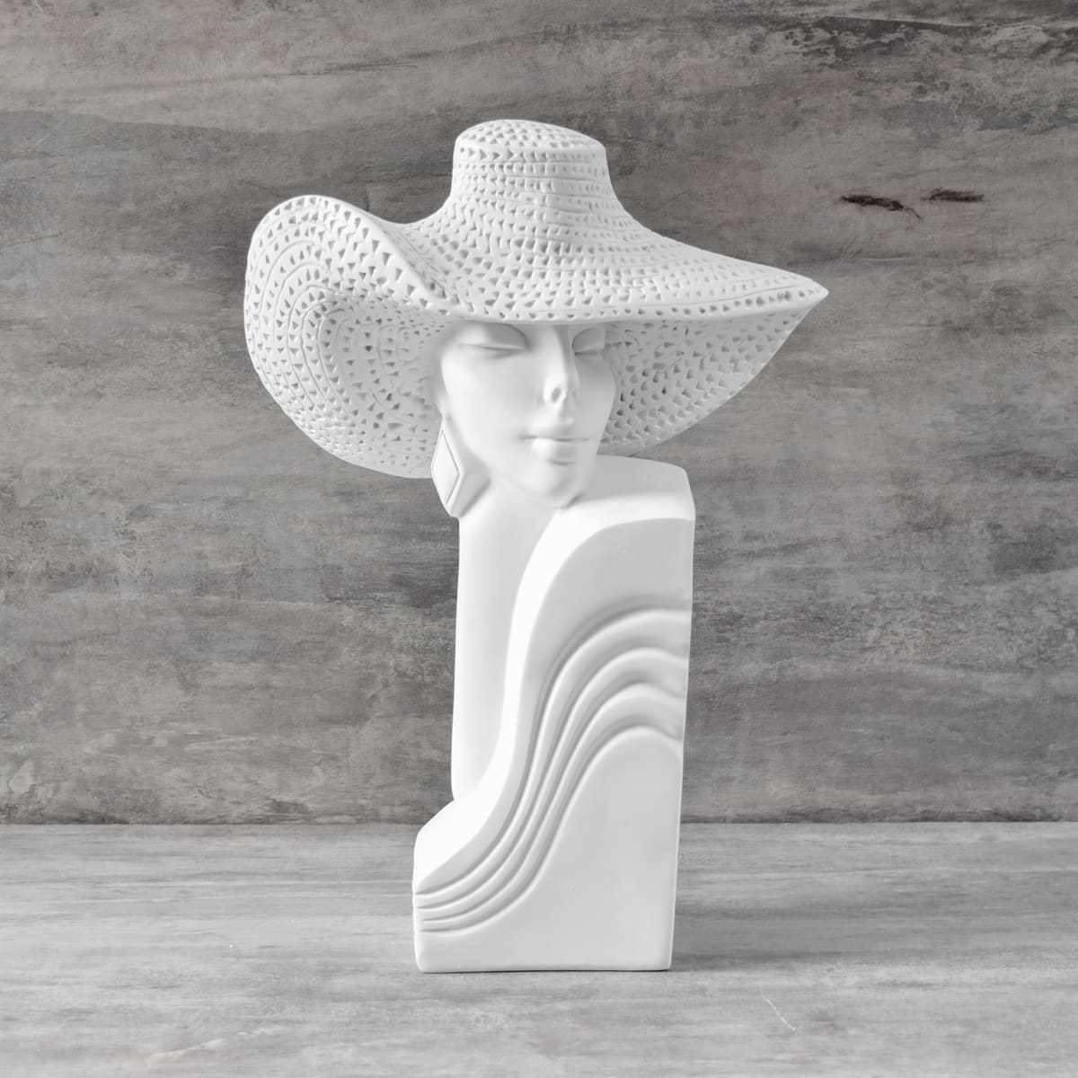 Dakota with a Hat Sculpture - Home Artisan