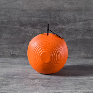Vittore Orange Apple Sculpture - Home Artisan