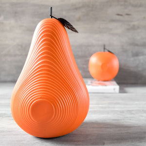 Corinna Orange Pear Sculpture - Home Artisan