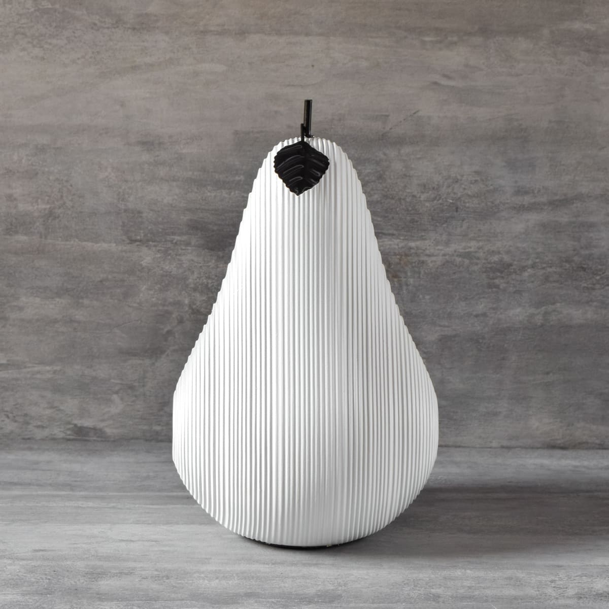 Corinna White Pear Sculpture