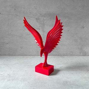 Rio Red Falcon Sculpture - Home Artisan