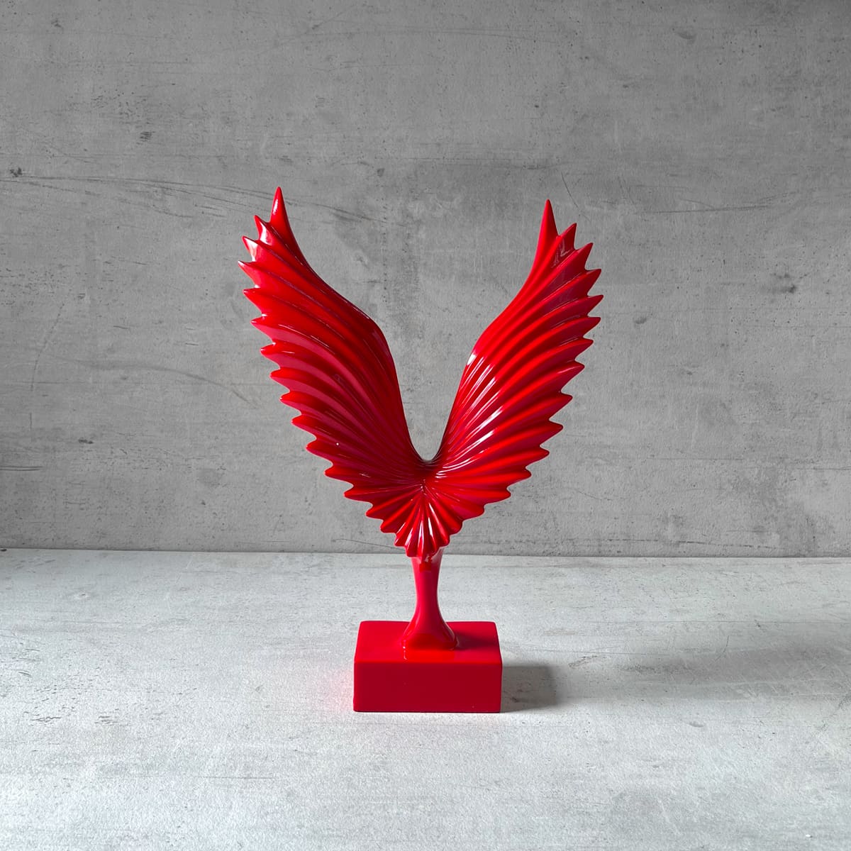 Rio Red Falcon Sculpture