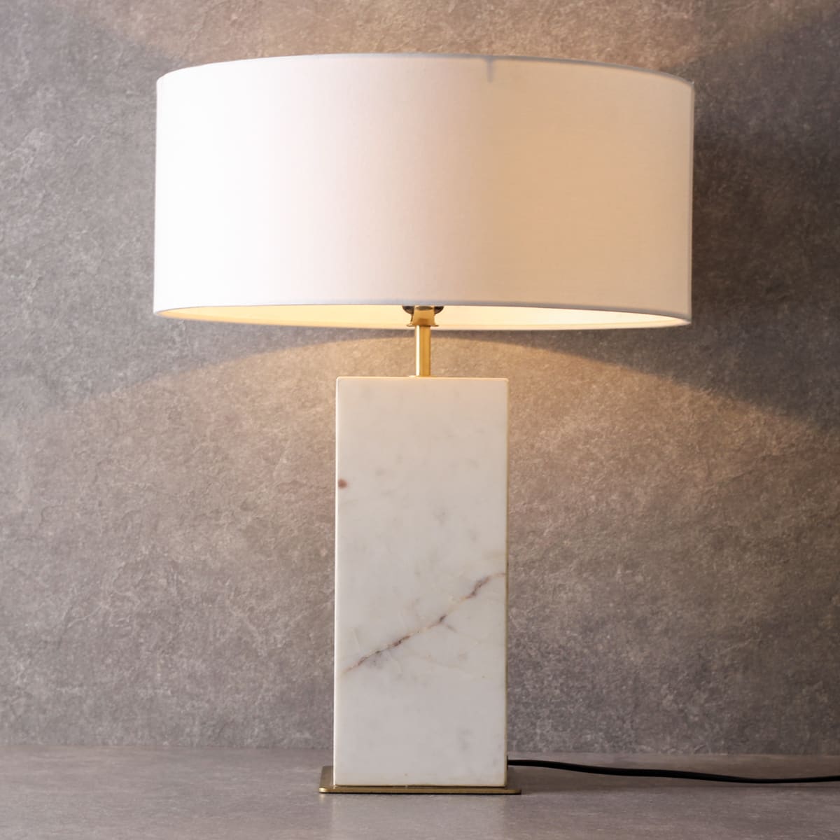 Yvonne Marble Table Lamp - Home Artisan