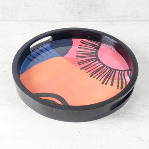 Roderick Modern Art Lacquer Tray - Home Artisan