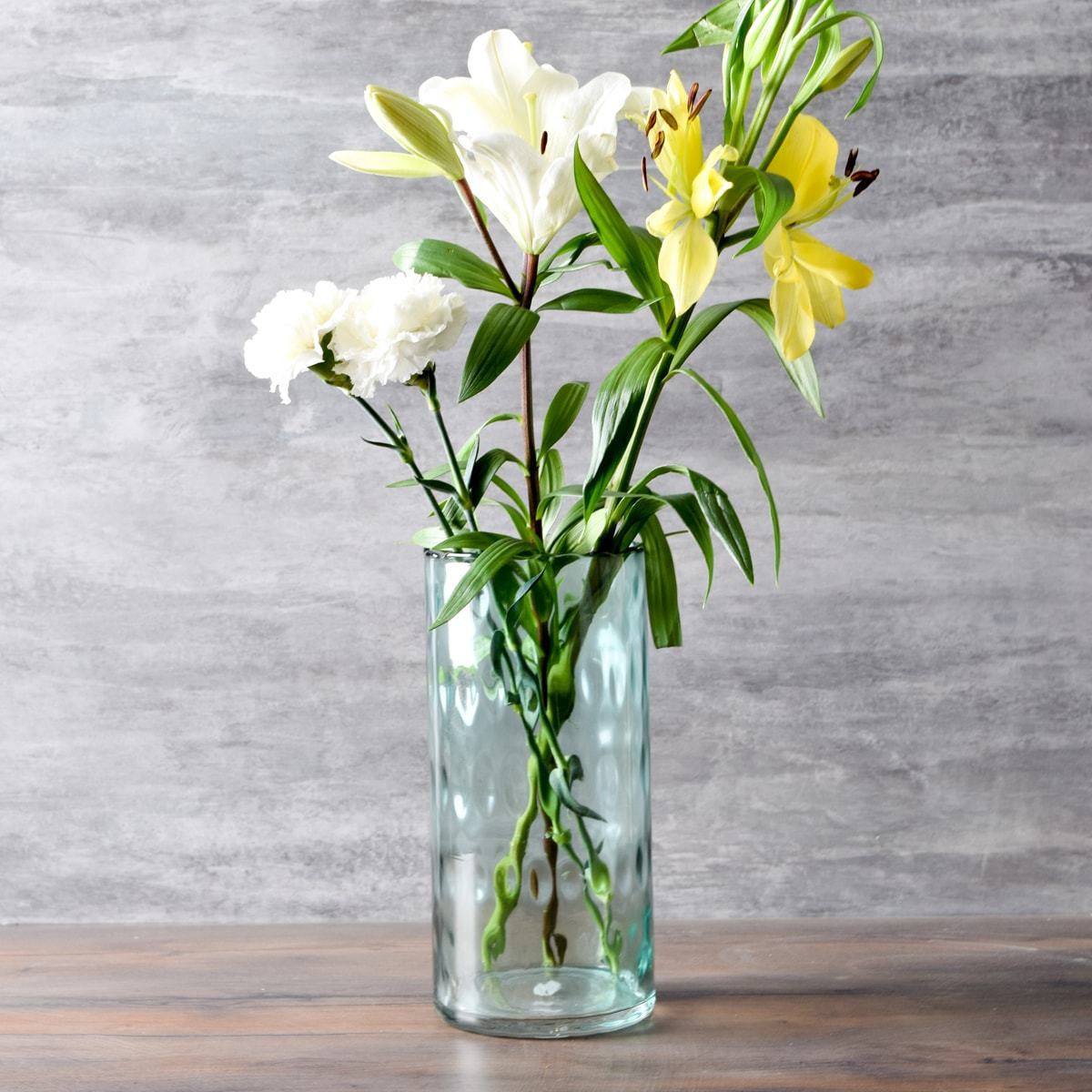 Visenna Sea Green Glass Vase (Short) - Home Artisan