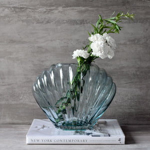 Taylor Shell Glass Vase - Home Artisan