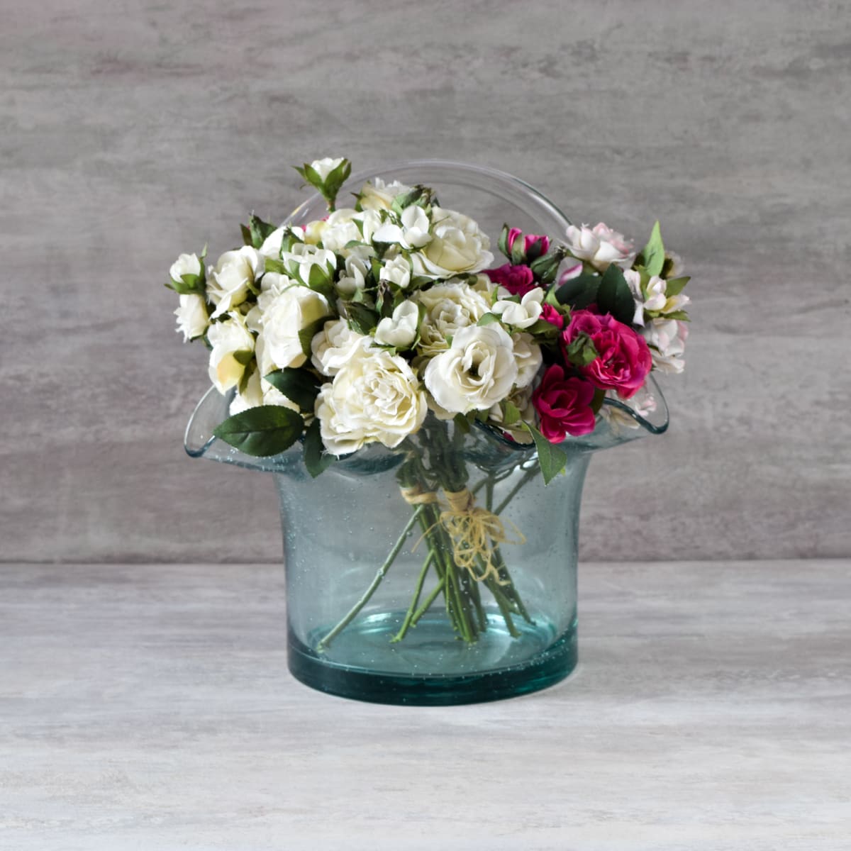 Peyton Glass Bag Vase - Short