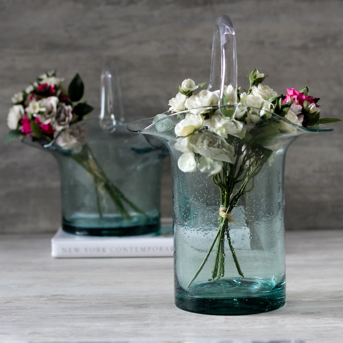 Peyton Glass Bag Vase - Tall