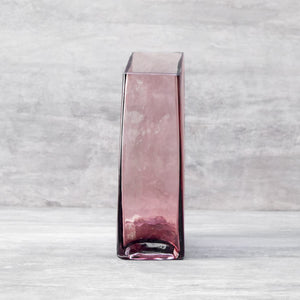 Quinn Plum Glass Vase