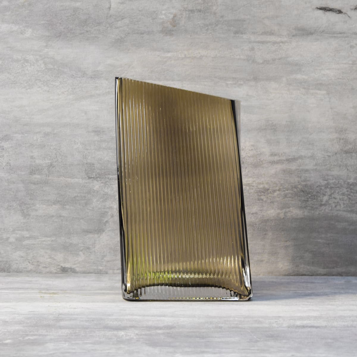 Quinn Brown Glass Vase