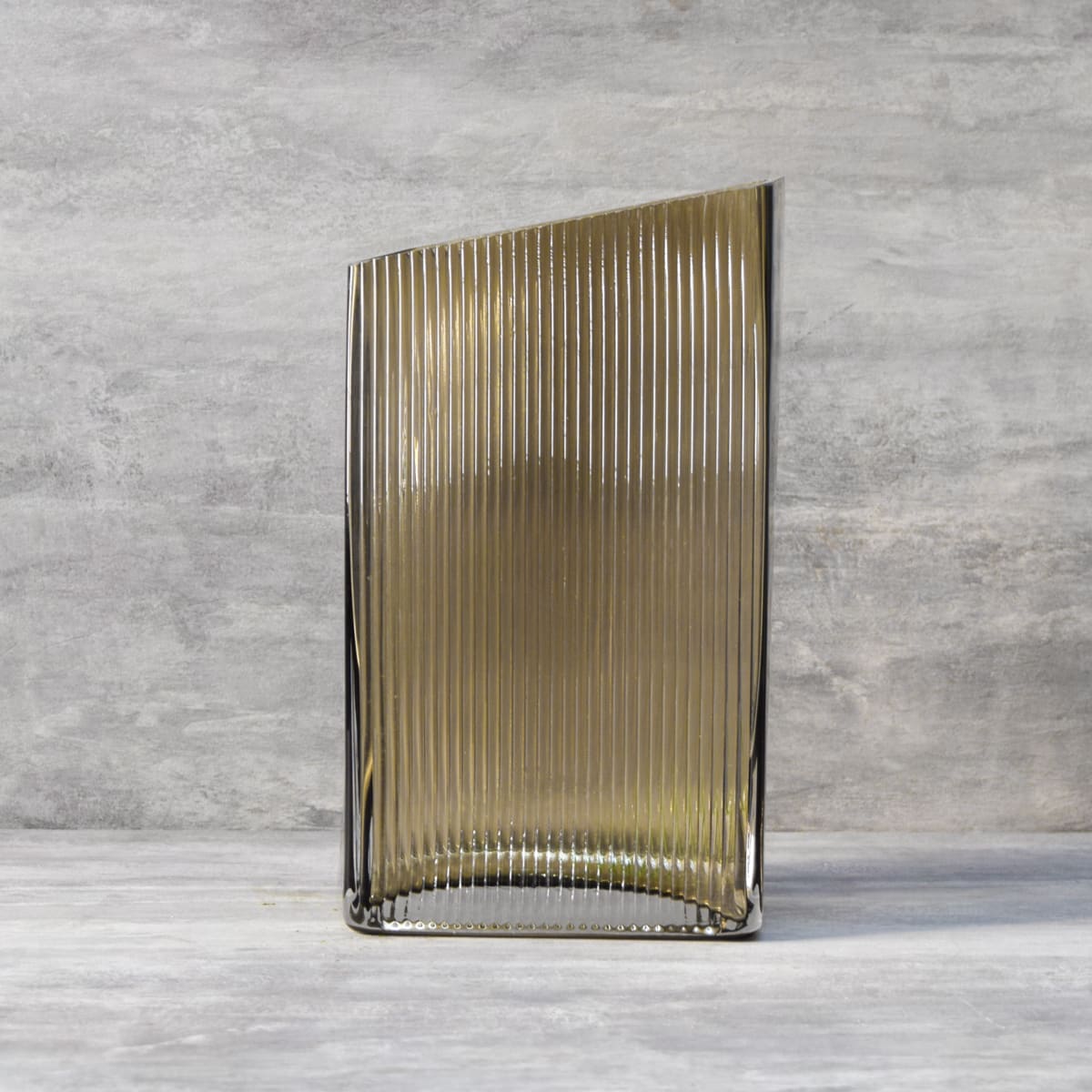 Quinn Brown Glass Vase