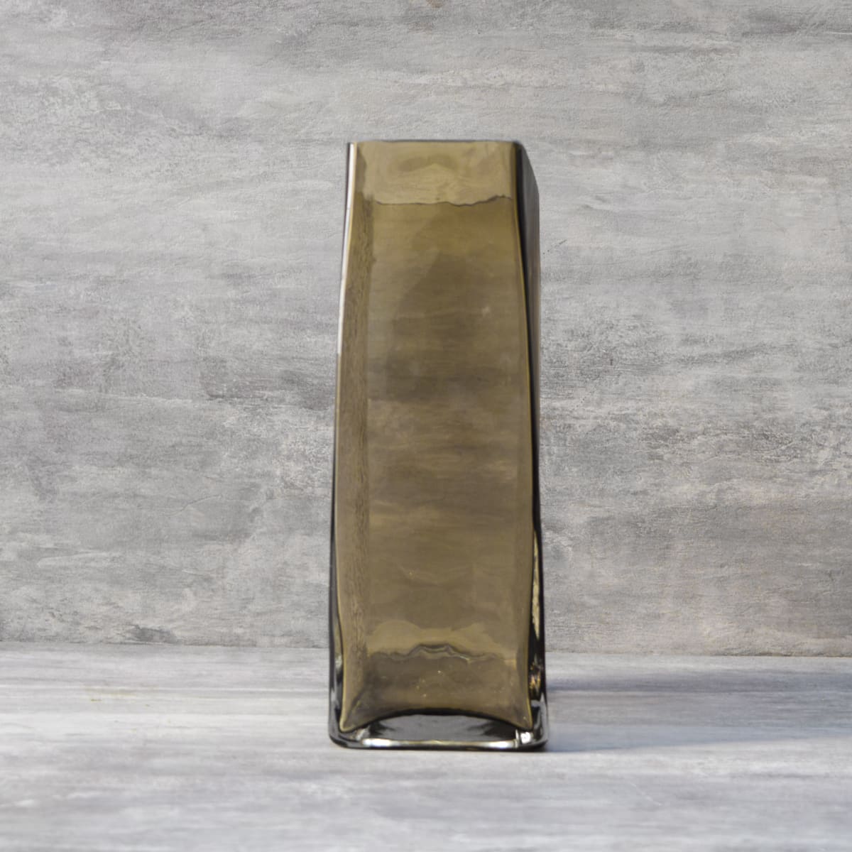 Quinn Brown Glass Vase