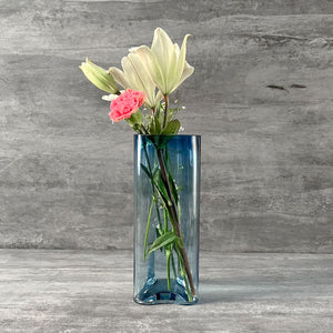 Sorento Blue Glass Vase