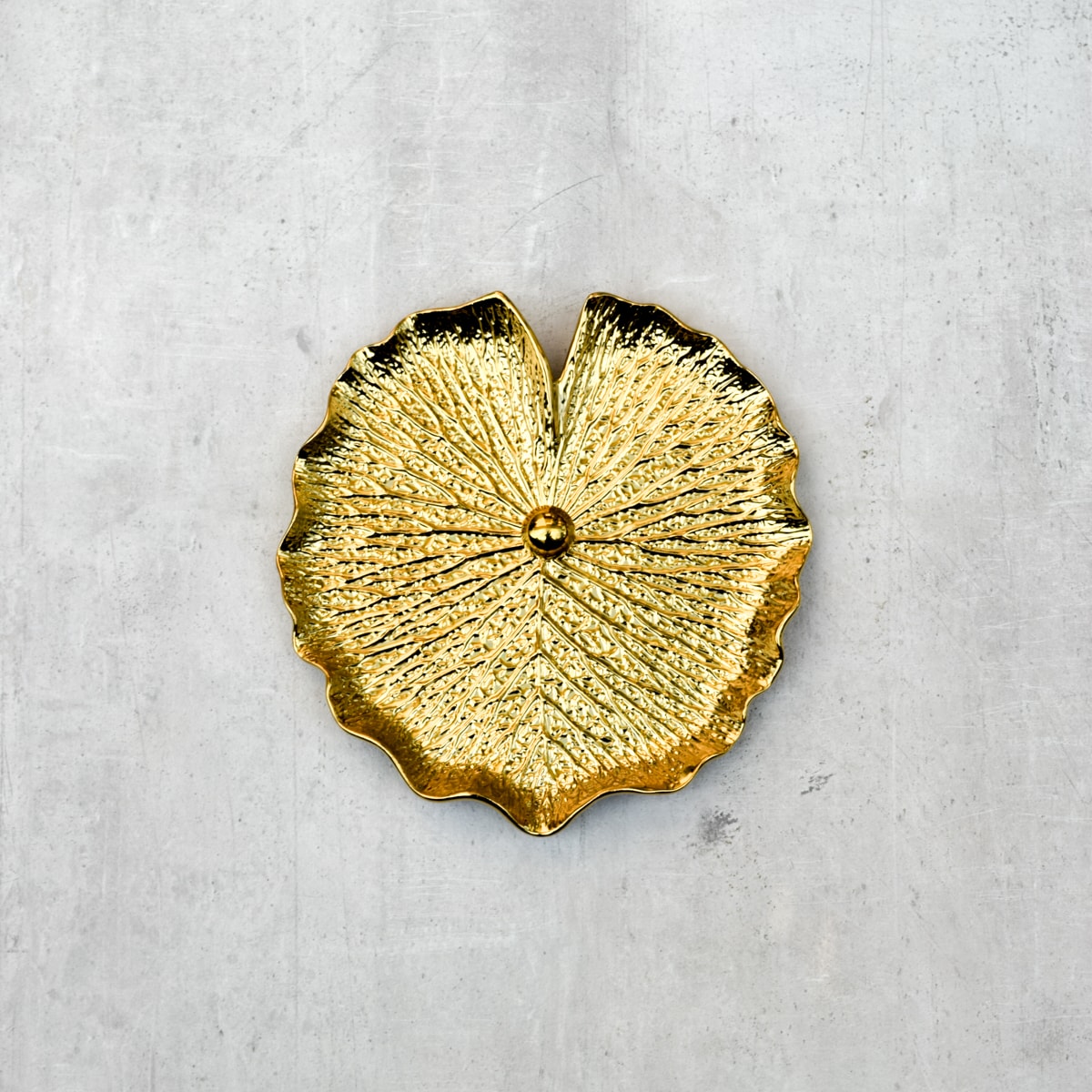 Lotus Leaf Ceramic Wall Sculptures - Set of 4