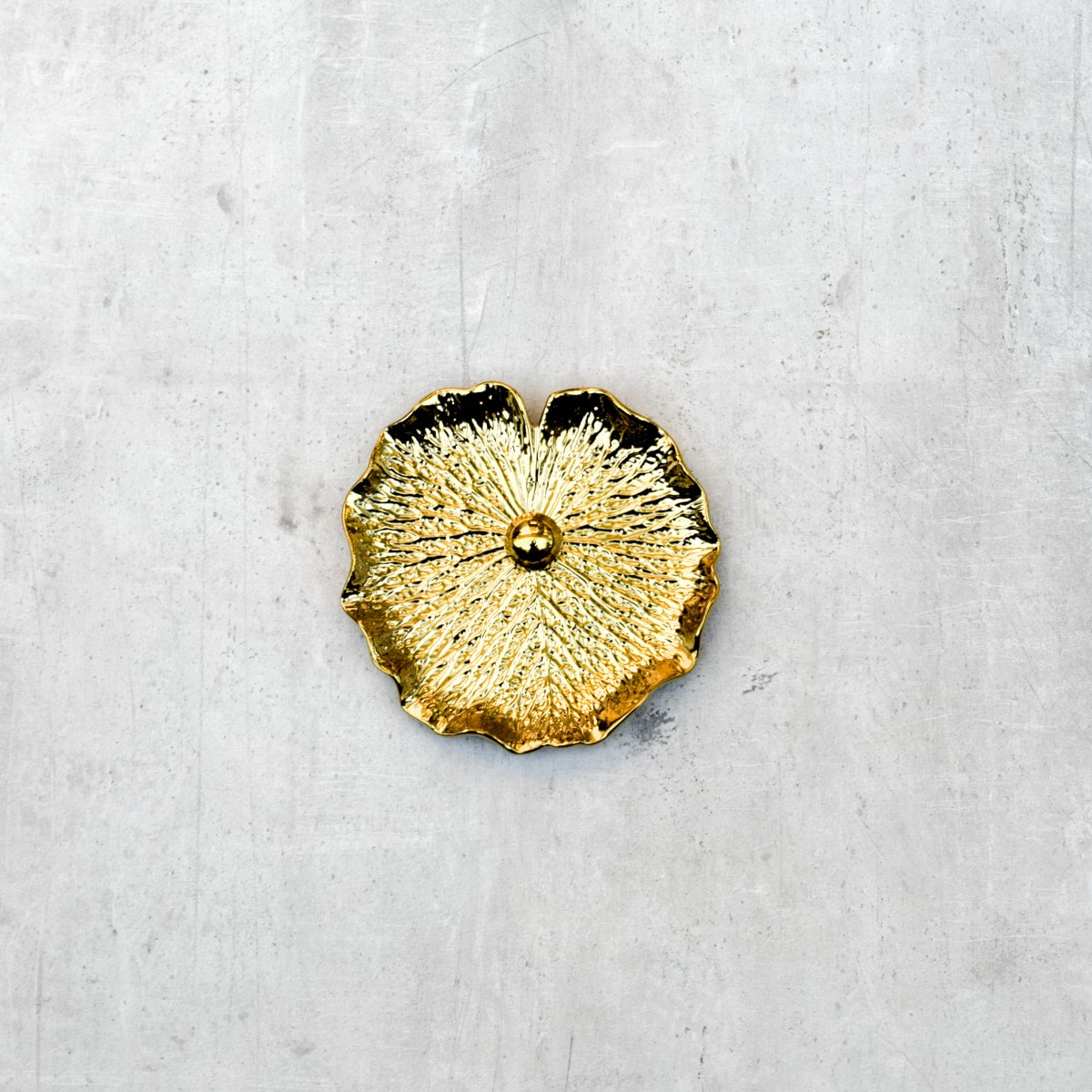 Lotus Leaf Ceramic Wall Sculptures - Set of 3