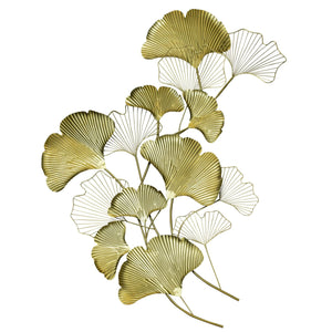Gingko Leaves Golden Wall Decor - Home Artisan