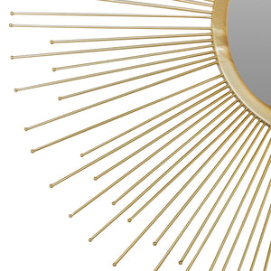 Midas Golden Sunburst Mirror - Home Artisan