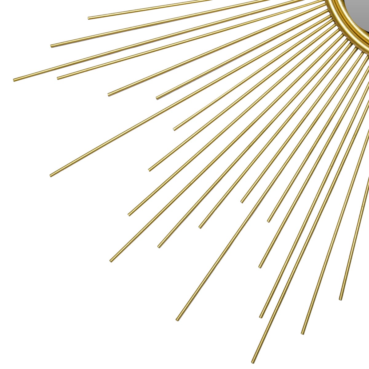 Aurora Snow Flake Golden Mirror - Home Artisan