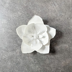 Calston White Poppy Flower Wall Sculpture