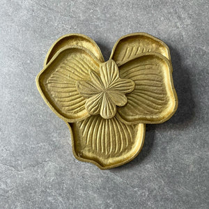 Arden Golden Orchid Flower Wall Sculpture