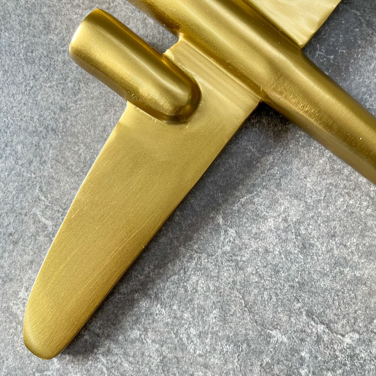 Langley Golden Plane Wall Sculpture