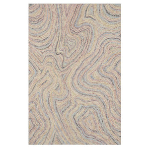 Whirlwind Hand Tufted Wool Rug (5x8) By House of Rugs - Home Artisan