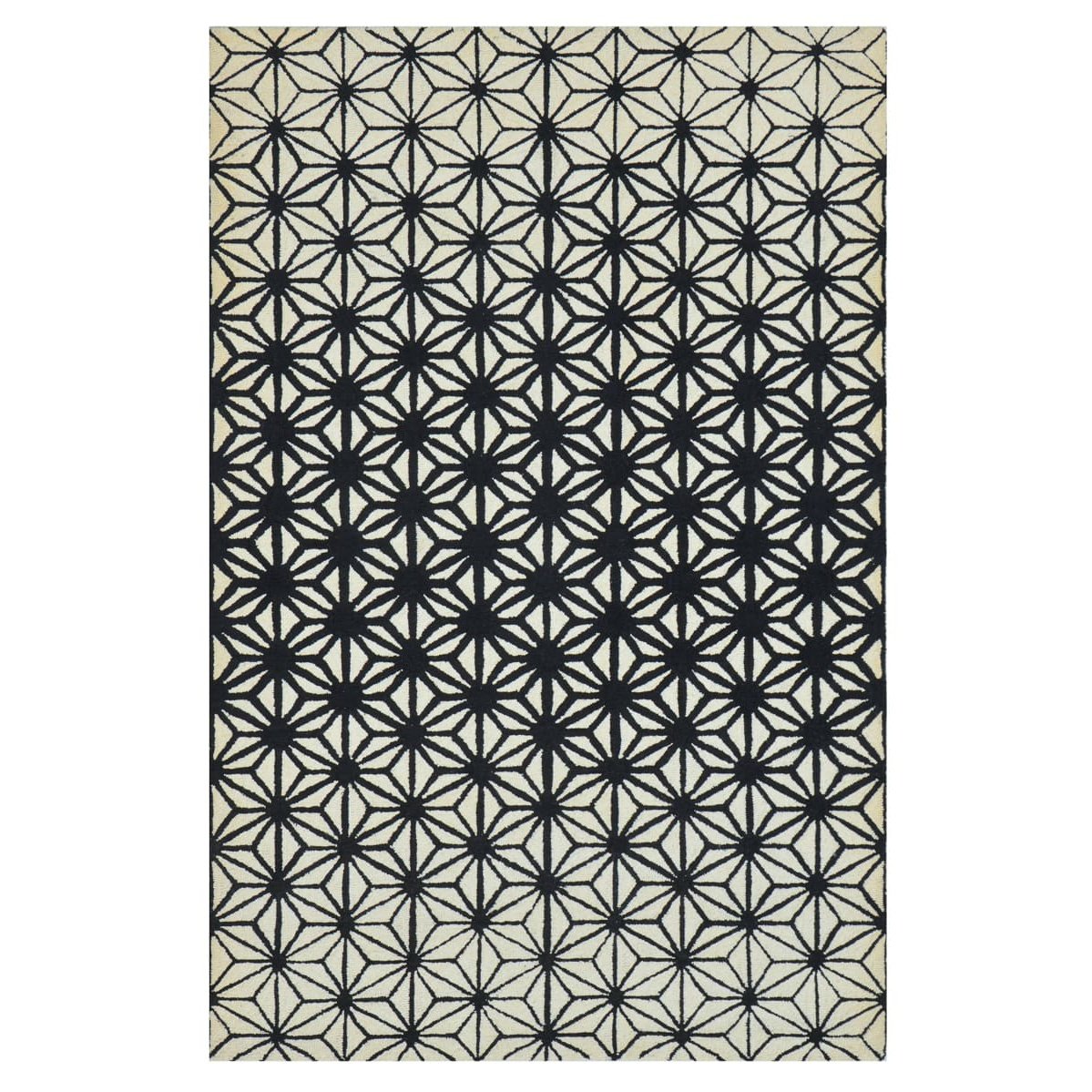 Deep illusion Hand Tufted Wool Rug (5x8) By House of Rugs - Home Artisan