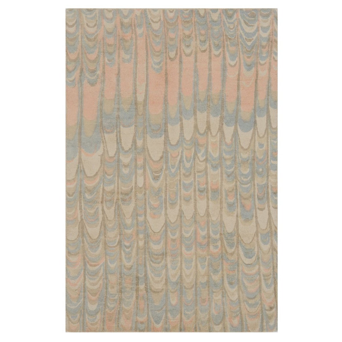 Tribal sunset Hand Tufted Wool Rug (5x8) By House of Rugs - Home Artisan