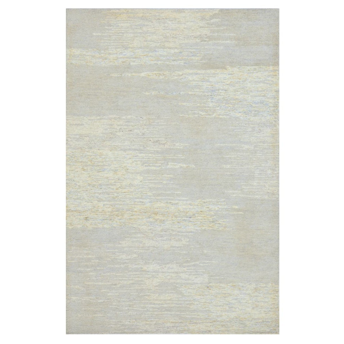 White barn Hand Tufted Wool Rug (5x8) By House of Rugs - Home Artisan