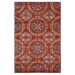 Sedona Hand Tufted Wool Rug (5x8) By House of Rugs - Home Artisan