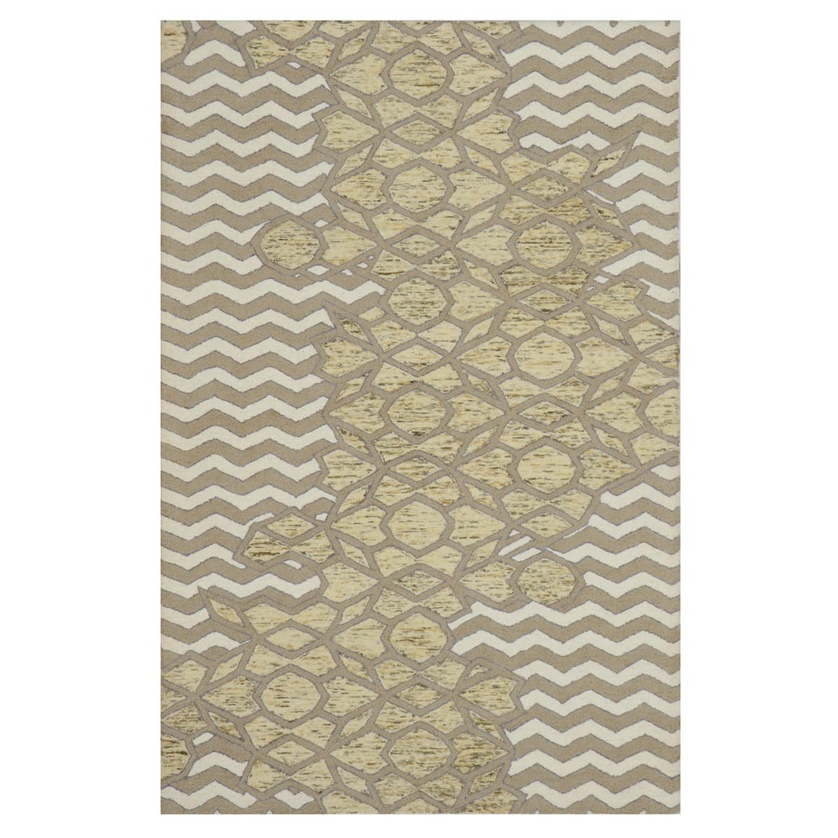 Saphir Hand Tufted Wool Rug (5x8) By House of Rugs - Home Artisan