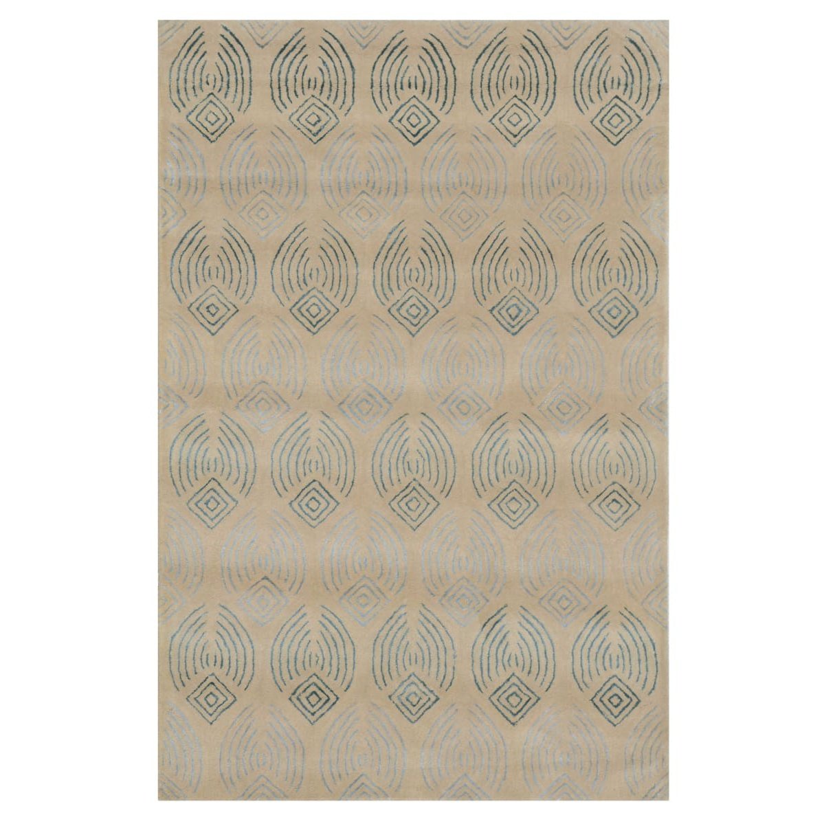 Sorel Hand Tufted Wool & Viscose Rug (5x8) By House of Rugs - Home Artisan