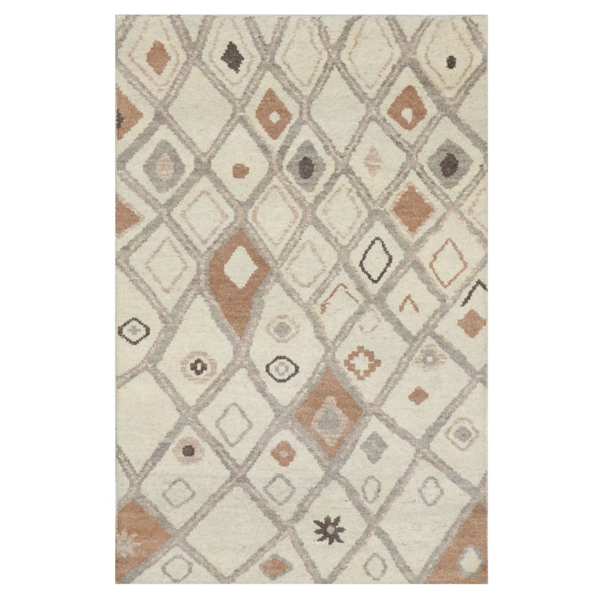 Lina Hand Knotted Wool Rug (5x8) By House of Rugs - Home Artisan