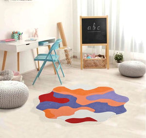 Abstract (Style 1) Rug  (4x4) By House of Rugs