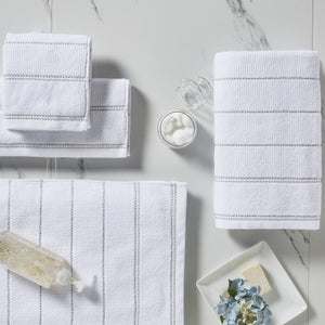 Symmetry Towel Set (White) - Home Artisan