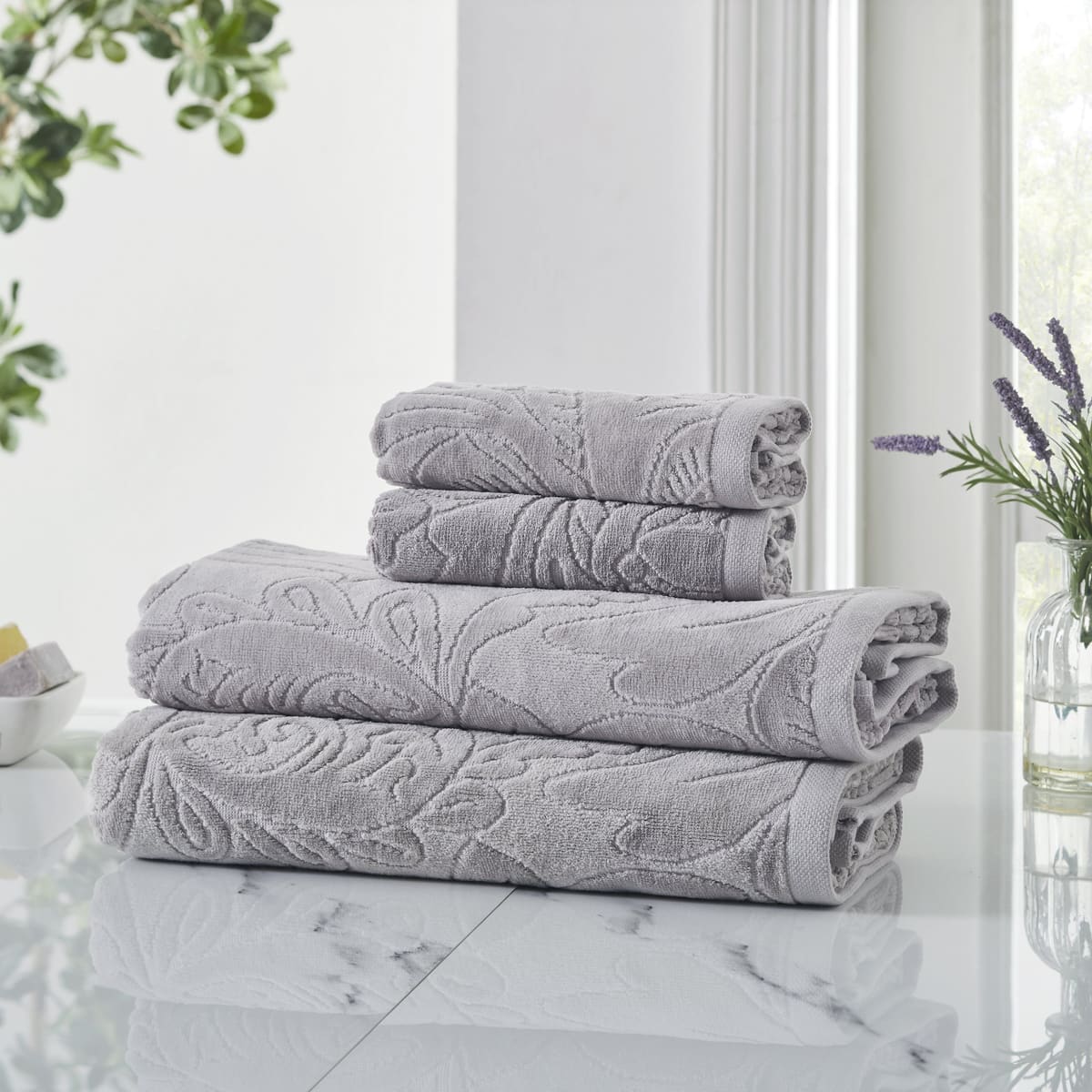 Accent Towel Set (Porpoise) - Home Artisan