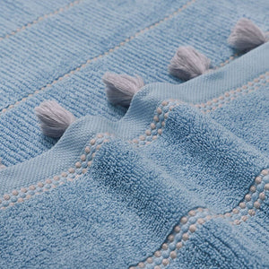 Elsa Sterling Blue Towel - Home Artisan