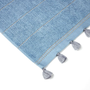 Elsa Sterling Blue Towel - Home Artisan