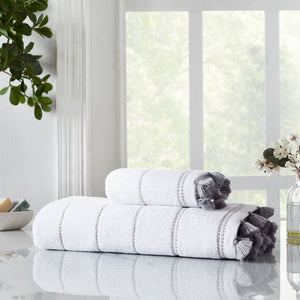 Olivia White Towel - Home Artisan