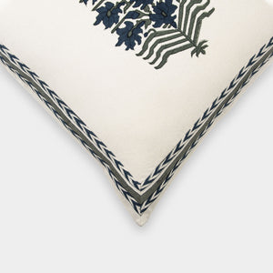 Areca Block Printed Cushion Cover by Houmn