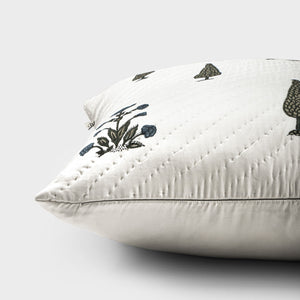 Motif Block Printed Cushion Cover by Houmn