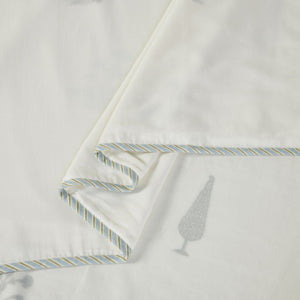 Motif Block Printed Dohar by Houmn