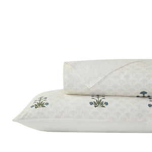 Hiram Block Printed Bedding Set (6 Pcs) by Houmn