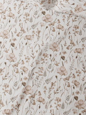 Urbanite Grey Printed Cotton Bed Sheet by Houmn - Home Artisan