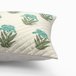 Surf Block Printed Cushion Cover by Houmn
