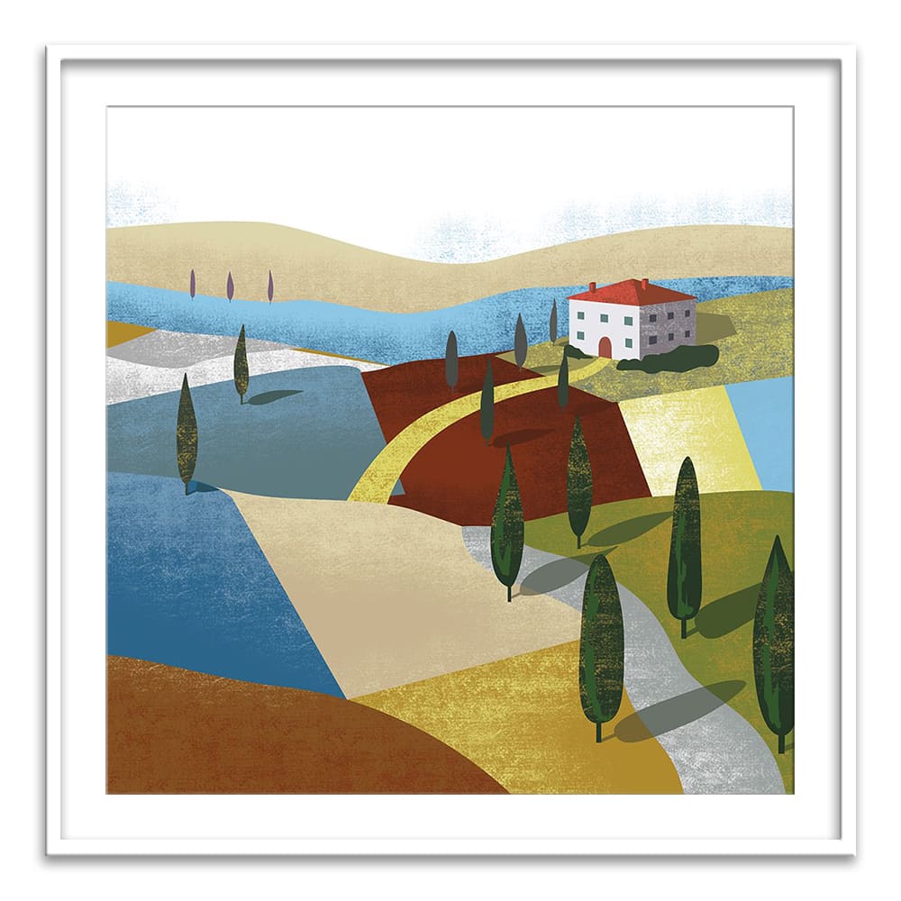Illustrated Italian Landscape I
 - Home Artisan
