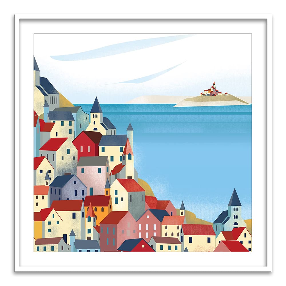 Illustrated Italian Landscape IV
 - Home Artisan