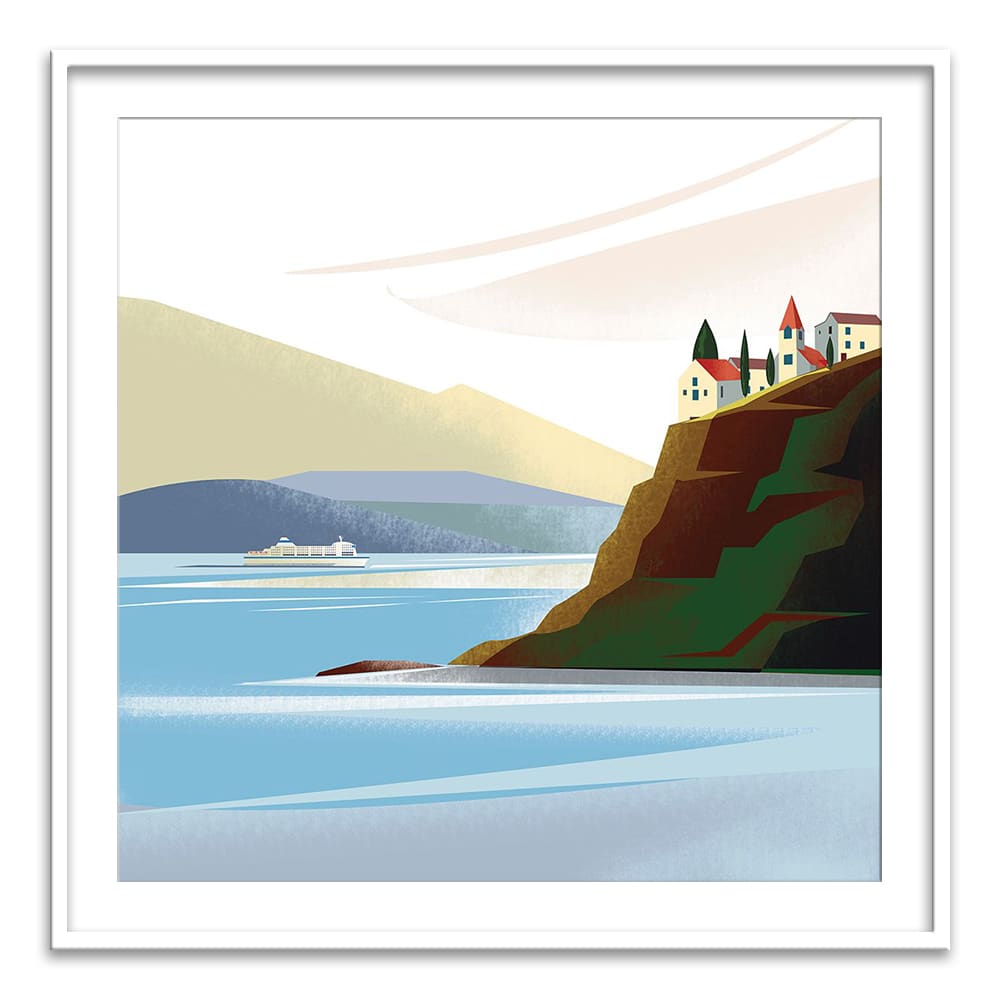 Illustrated Italian Landscape IX
 - Home Artisan